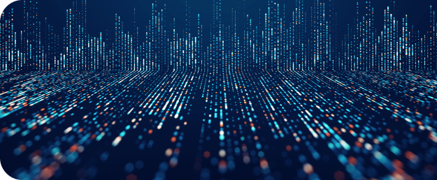Illustration de données numériques symbolisant les applications de l’intelligence artificielle et de la data science chez CCR