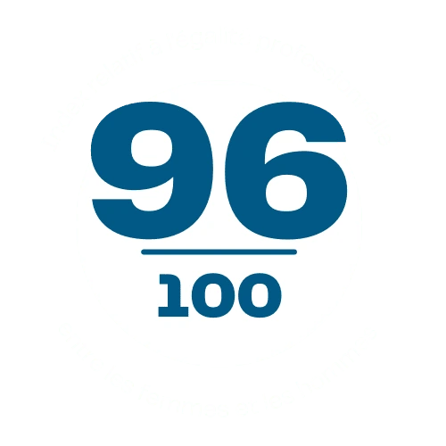 Index Égalité Femmes-Hommes de CCR : score de 96 sur 100 en 2025, illustrant l’engagement pour l’égalité professionnelle.