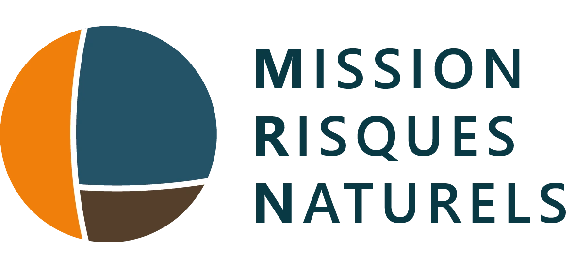 Logo de la Mission Risques Naturels, partenaire de CCR pour la sensibilisation et la prévention à travers le projet Initiative Sécheresse.